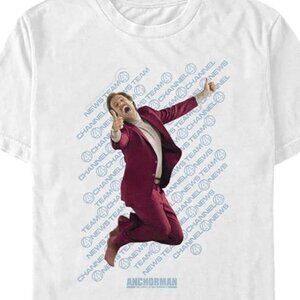 Anchorman Ron Burgundy Graphic T-Shirt Men Big & Tall XLT, Port & Co